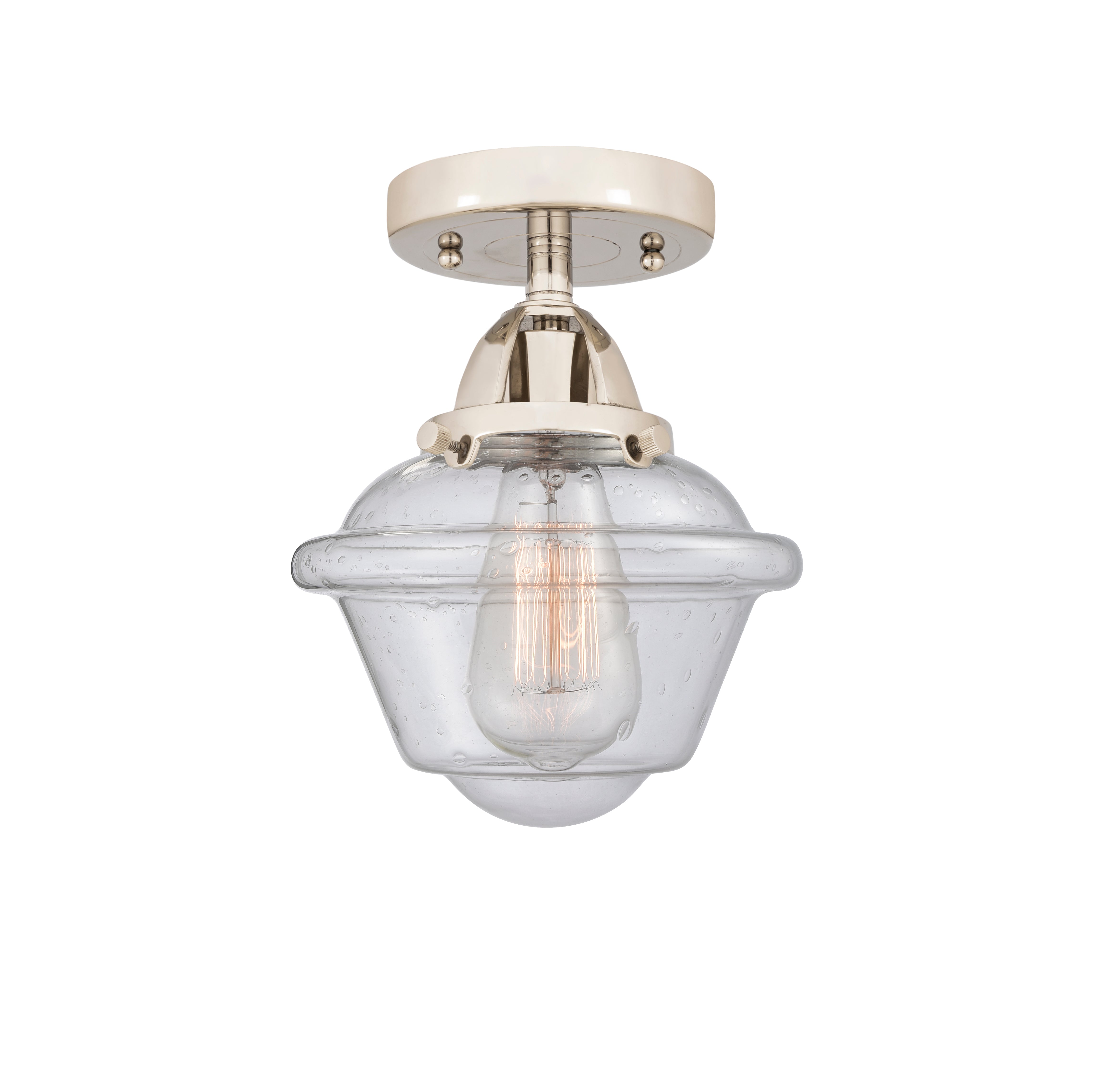 Nouveau Semi-Flush Mount Brushed Nickel