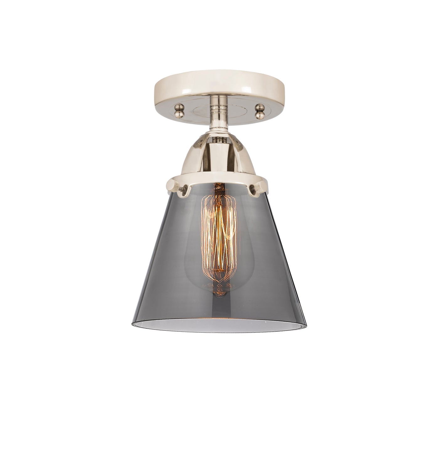 Nouveau Semi-Flush Mount Brushed Nickel