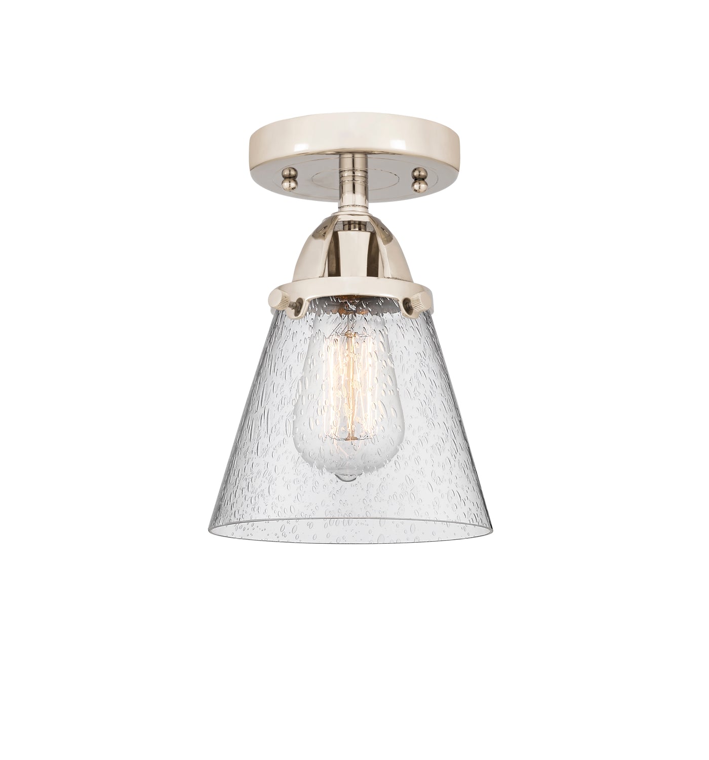 Nouveau Semi-Flush Mount Brushed Nickel