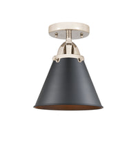 Nouveau Semi-Flush Mount Brushed Satin Nickel