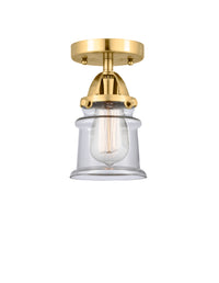 Nouveau Semi-Flush Mount Brushed Satin Nickel