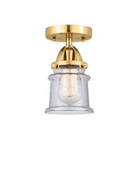 Nouveau Semi-Flush Mount Brushed Satin Nickel