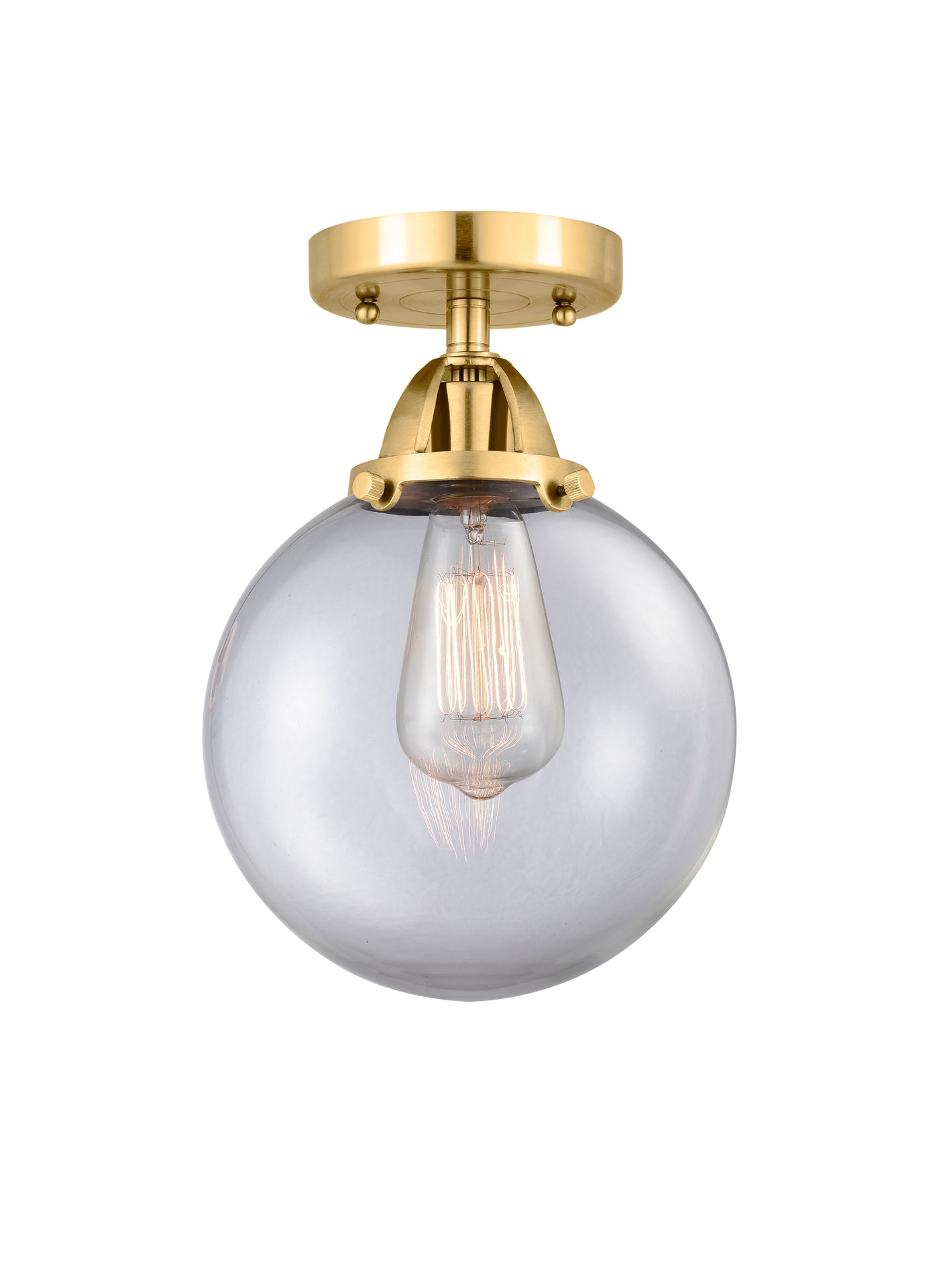 Nouveau Semi-Flush Mount Brushed Nickel