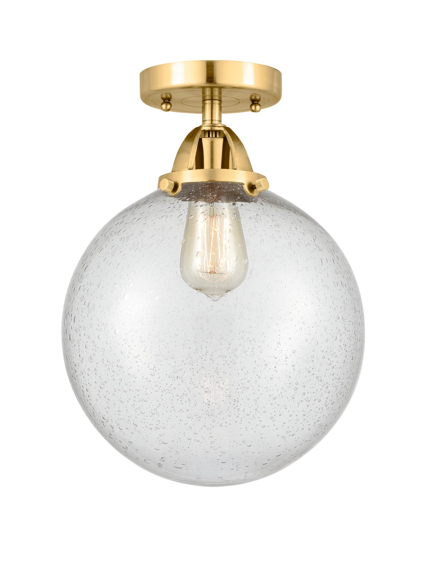 Nouveau Semi-Flush Mount Brushed Nickel