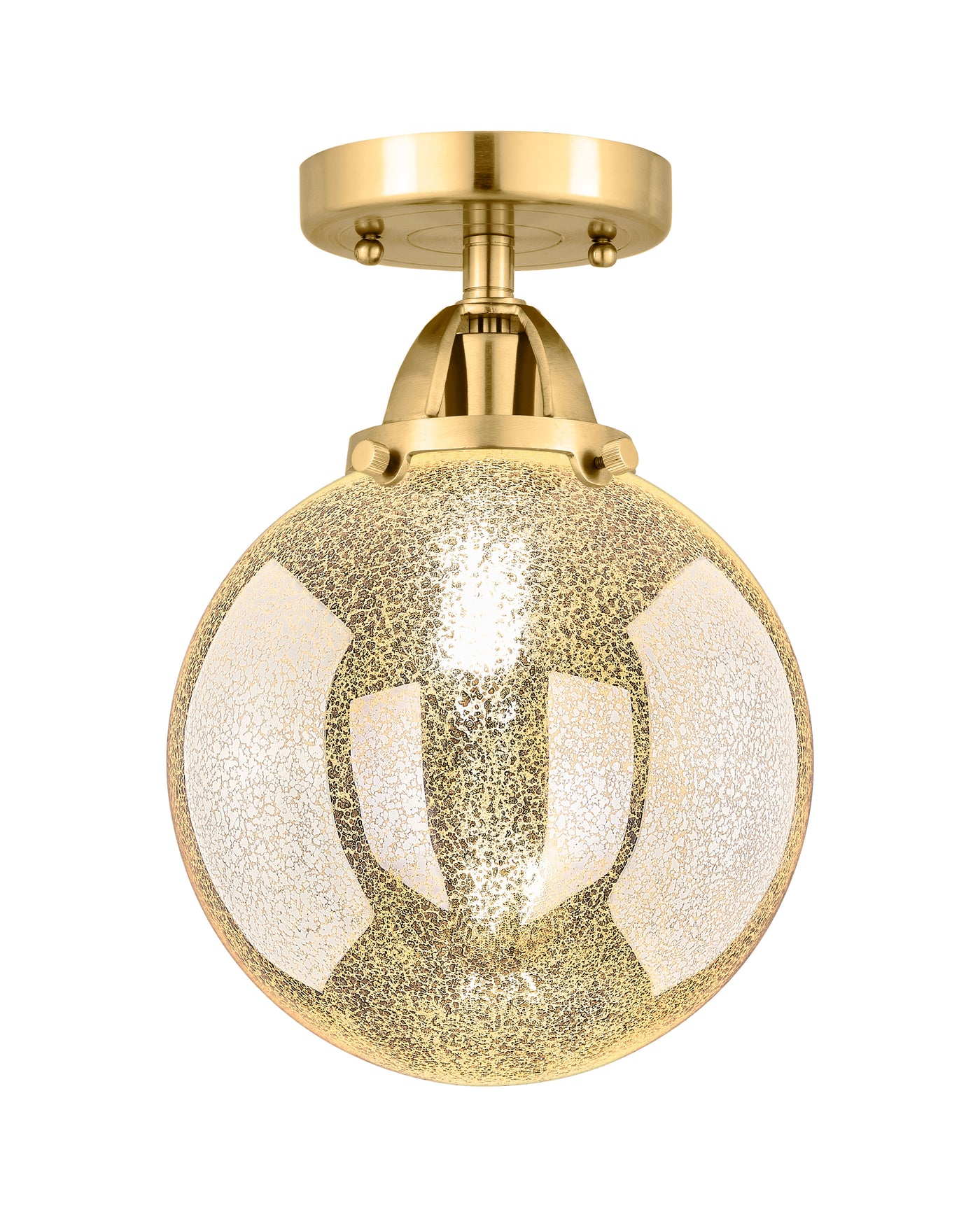 Nouveau Semi-Flush Mount Brushed Nickel