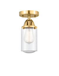 Nouveau Semi-Flush Mount Brushed Satin Nickel