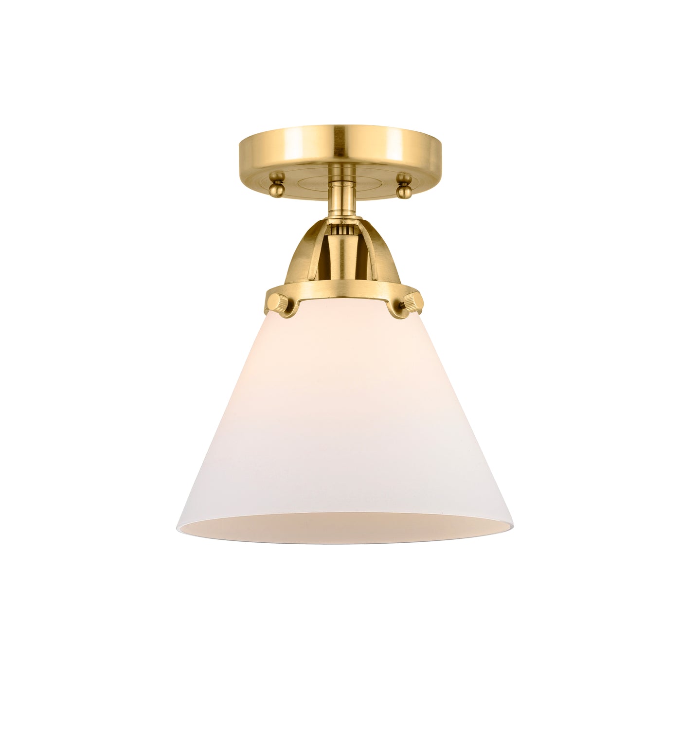 Nouveau Semi-Flush Mount Brushed Nickel