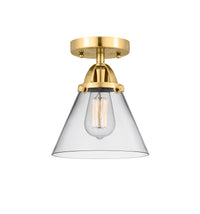 Nouveau Semi-Flush Brushed Satin Nickel