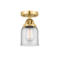 Nouveau Semi-Flush Mount Brushed Satin Nickel