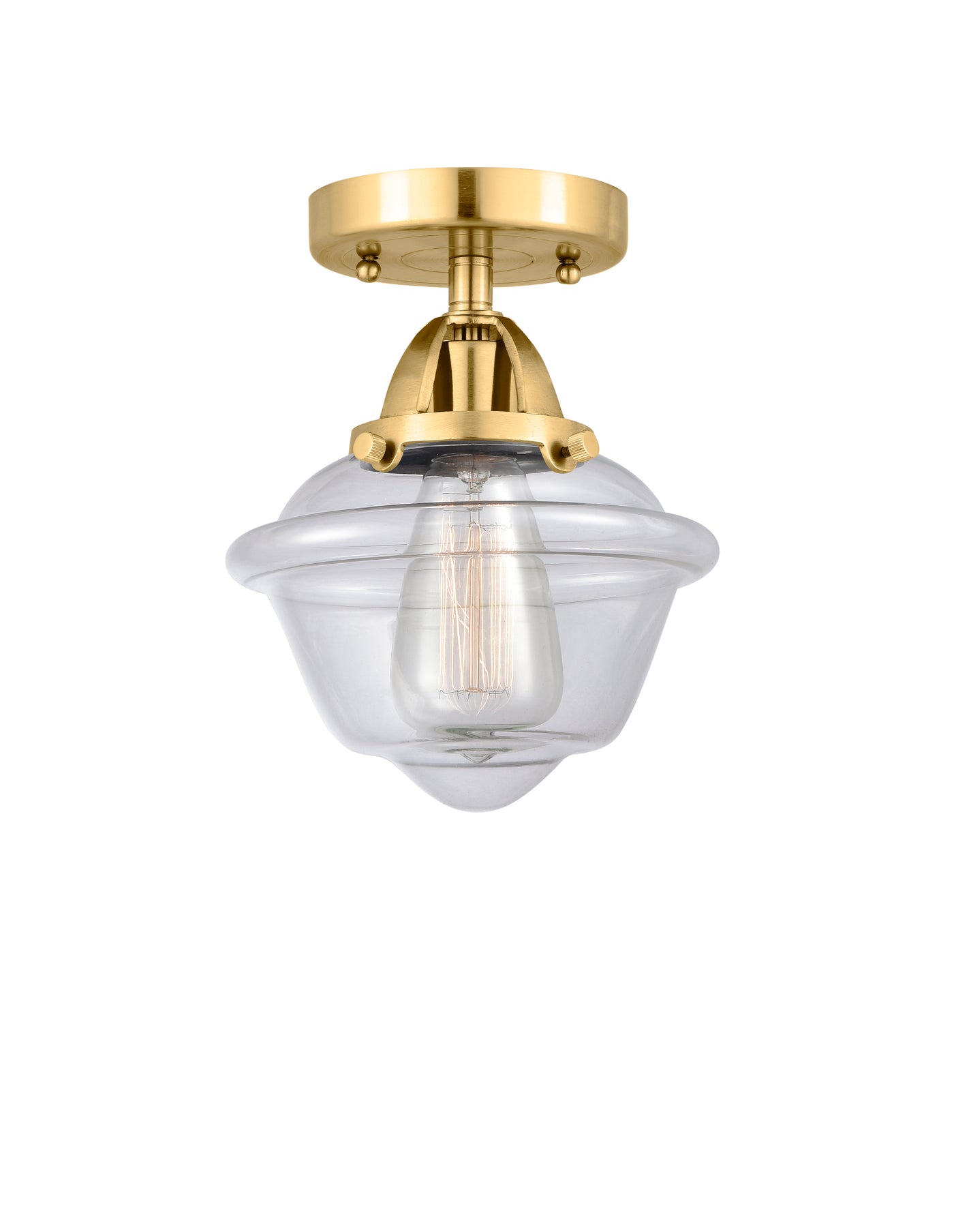 Nouveau Semi-Flush Mount Brushed Nickel