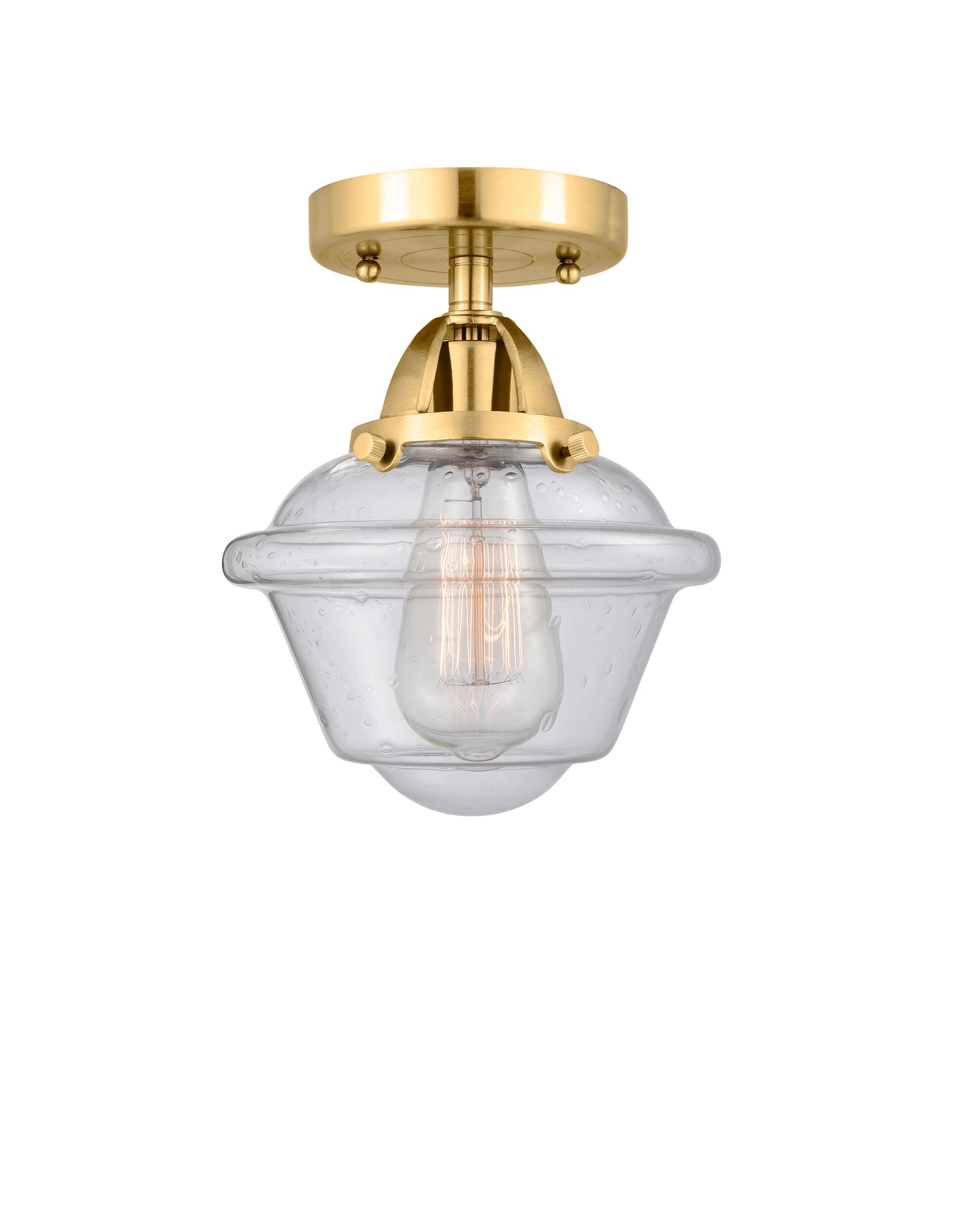 Nouveau Semi-Flush Mount Brushed Nickel