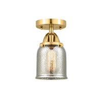 Nouveau Semi-Flush Mount Brushed Satin Nickel
