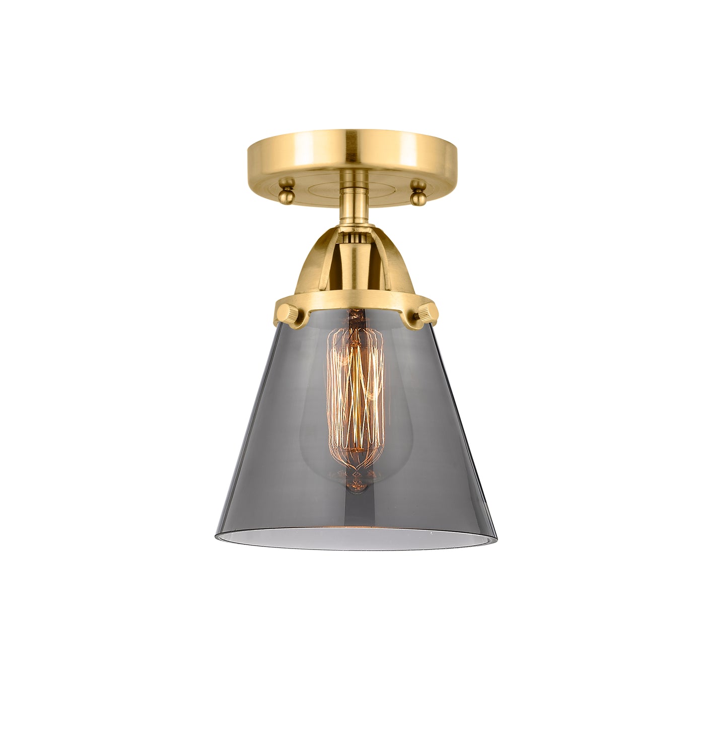 Nouveau Semi-Flush Mount Brushed Nickel