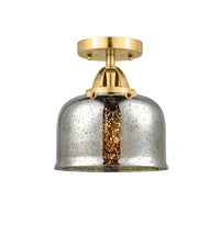 Nouveau Semi-Flush Mount Brushed Satin Nickel