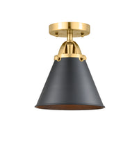 Nouveau Semi-Flush Mount Brushed Satin Nickel