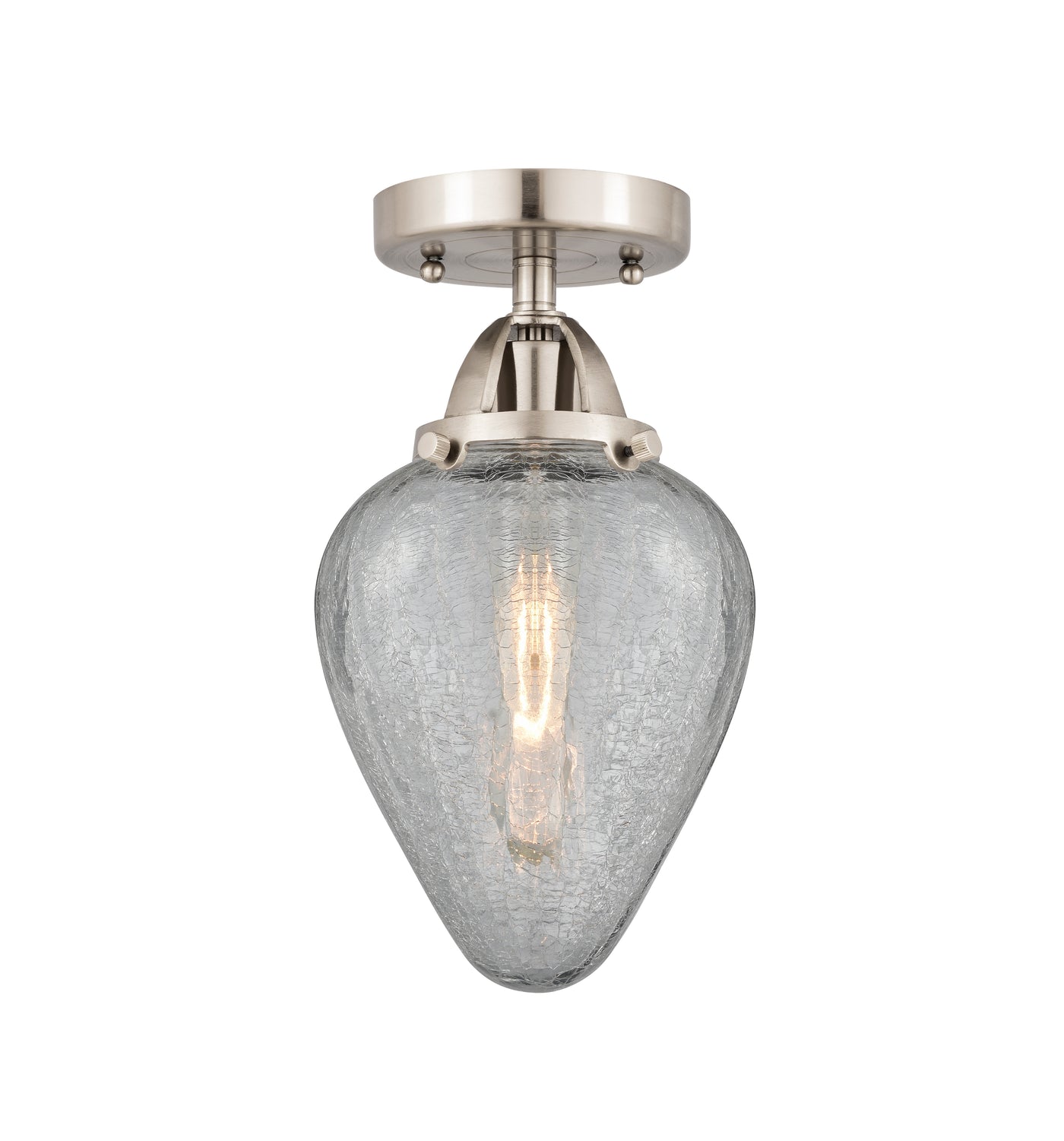 Nouveau Semi-Flush Mount Brushed Nickel