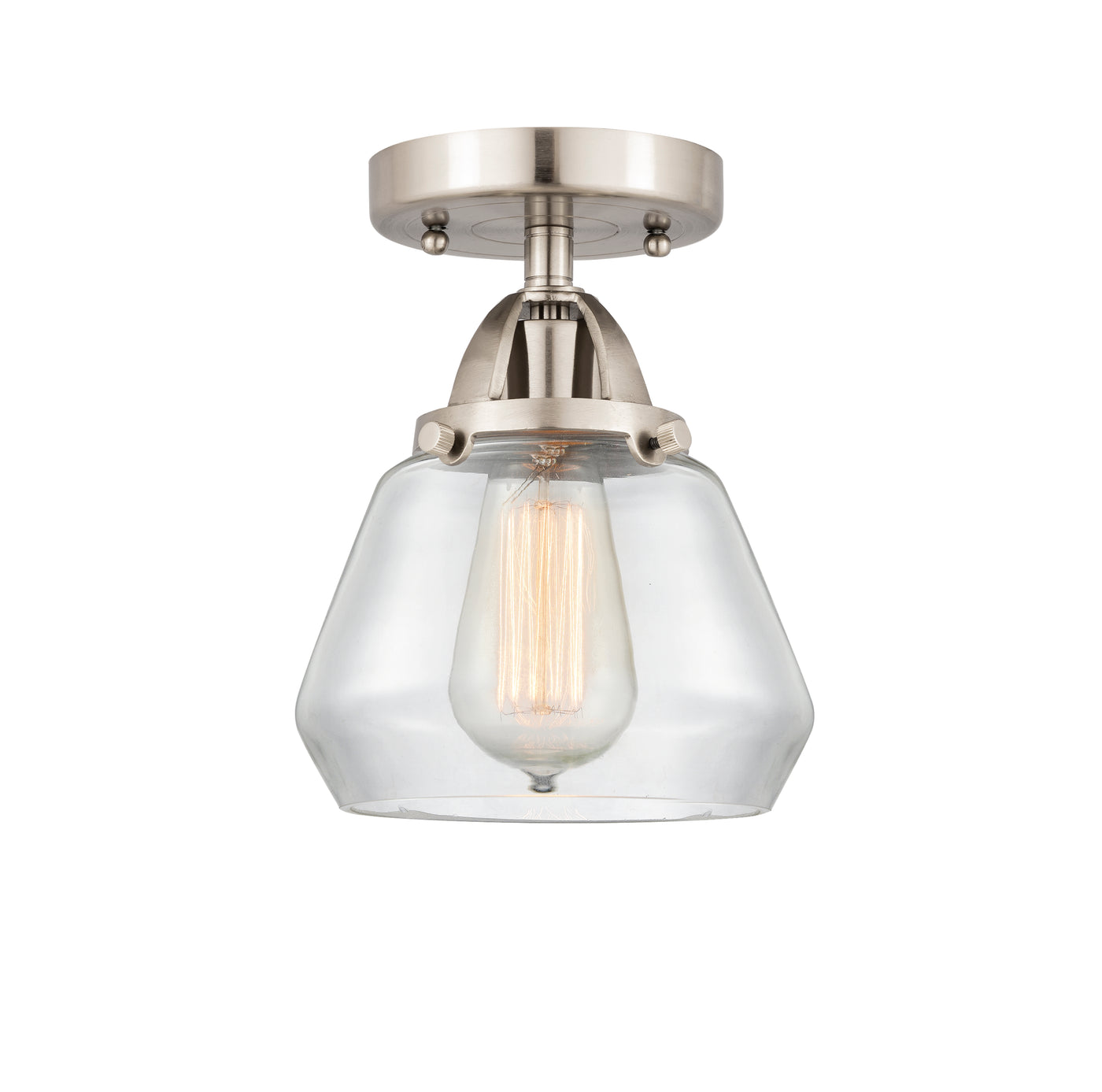 Nouveau Semi-Flush Mount Brushed Nickel