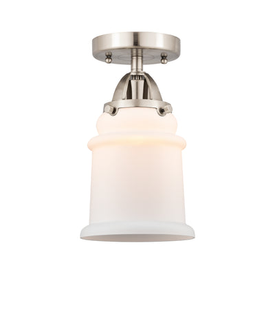 Nouveau Semi-Flush Mount Brushed Satin Nickel