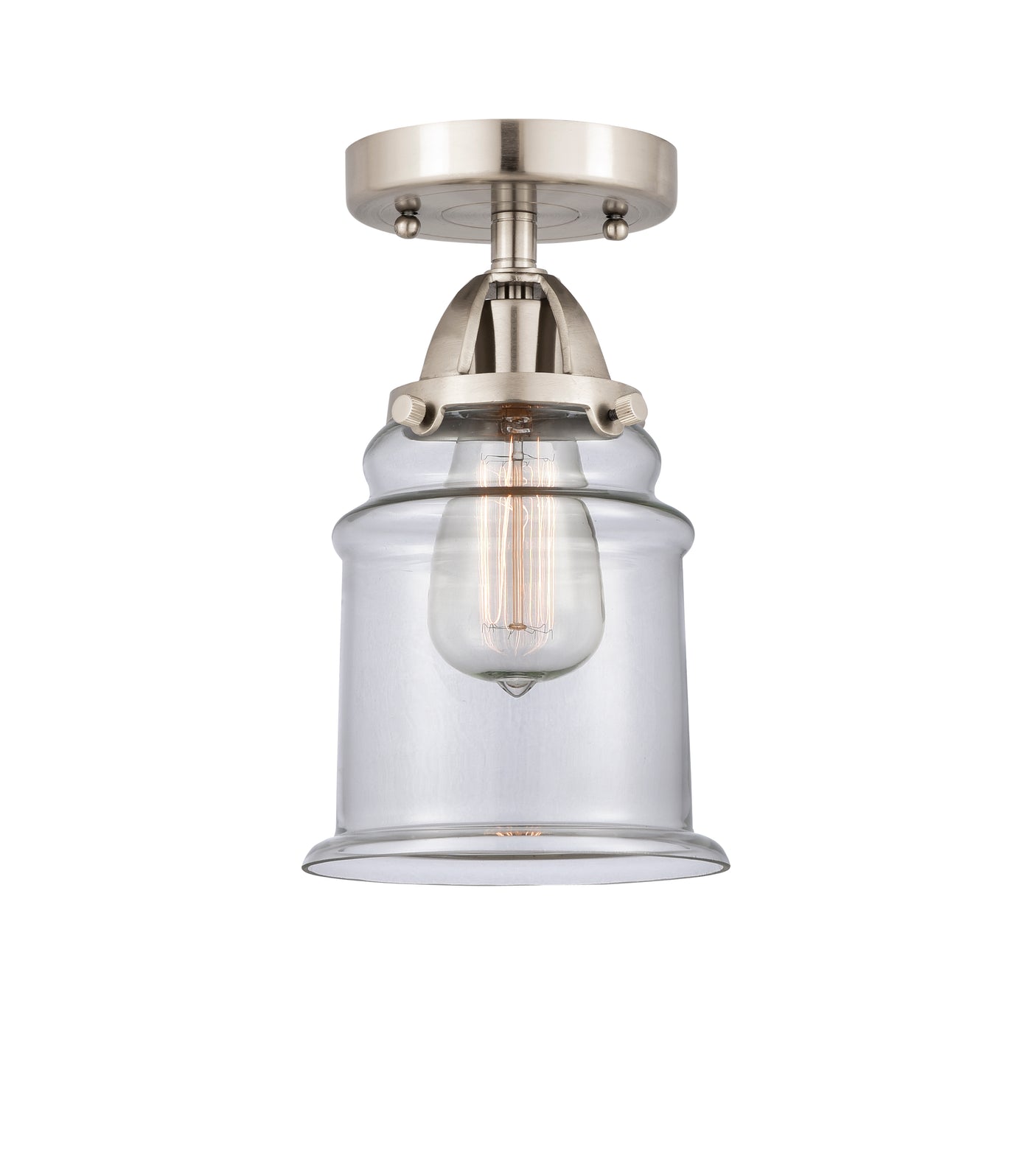 Nouveau Semi-Flush Mount Brushed Nickel