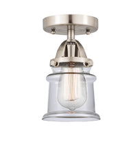 Nouveau Semi-Flush Mount Brushed Satin Nickel