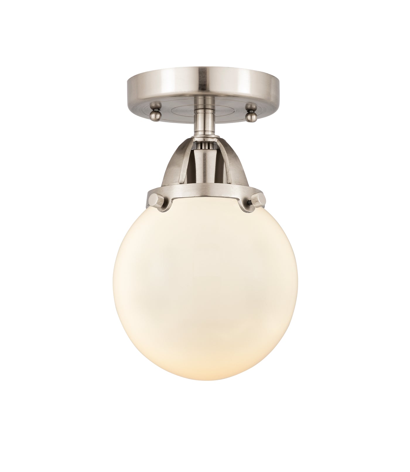 Nouveau Semi-Flush Mount Brushed Nickel