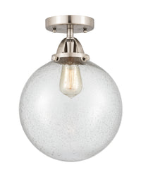 Nouveau Semi-Flush Mount Brushed Satin Nickel