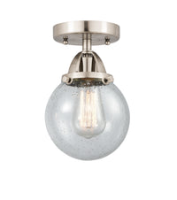 Nouveau Semi-Flush Mount Brushed Satin Nickel