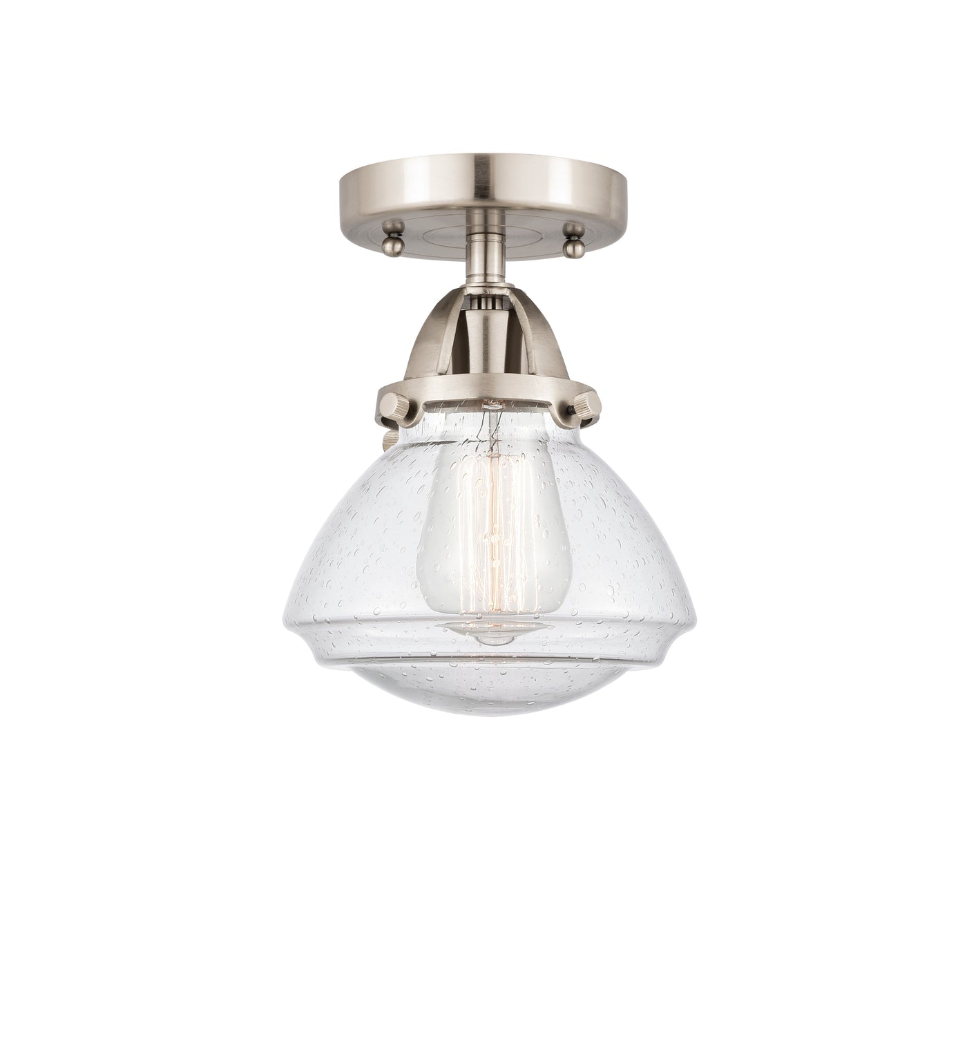 Nouveau Semi-Flush Mount Brushed Nickel