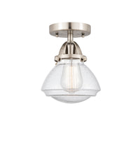 Nouveau Semi-Flush Mount Brushed Nickel