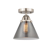 Nouveau Semi-Flush Mount Brushed Nickel