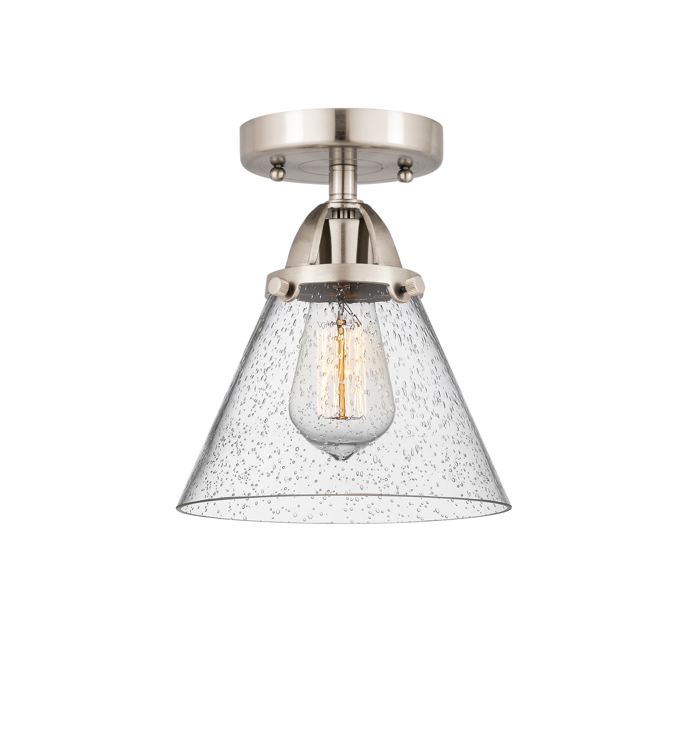 Nouveau Semi-Flush Mount Brushed Nickel