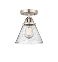 Nouveau Semi-Flush Mount Brushed Nickel