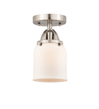 Nouveau Semi-Flush Mount Brushed Satin Nickel