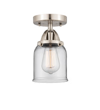 Nouveau Semi-Flush Mount Brushed Satin Nickel