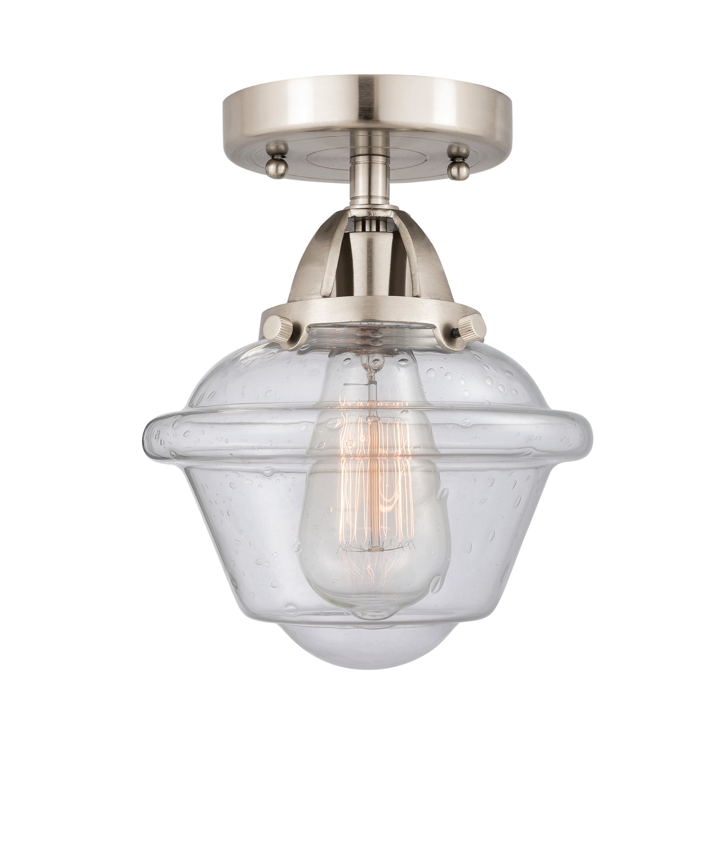 Nouveau Semi-Flush Mount Brushed Nickel