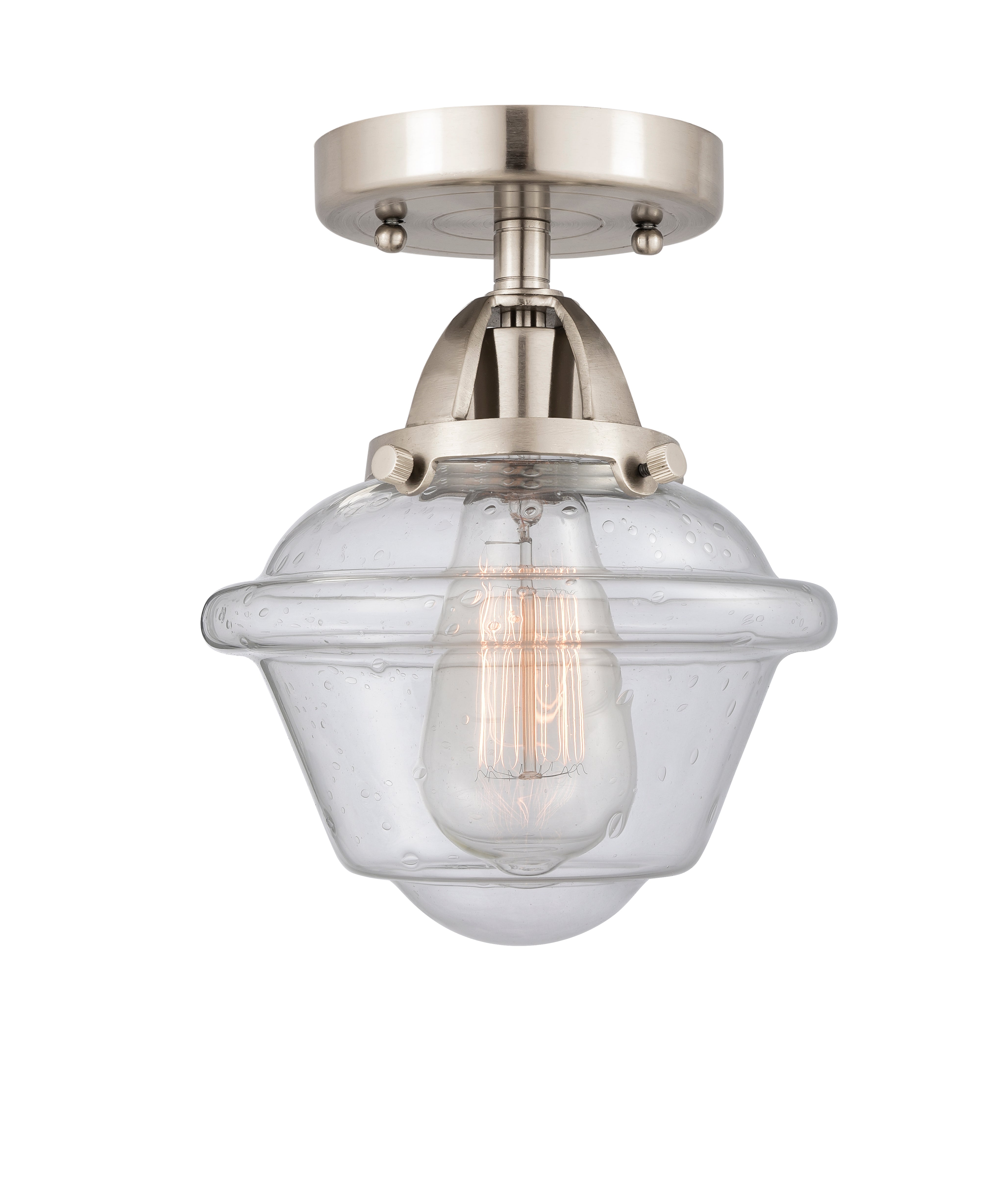 Nouveau Semi-Flush Mount Brushed Nickel