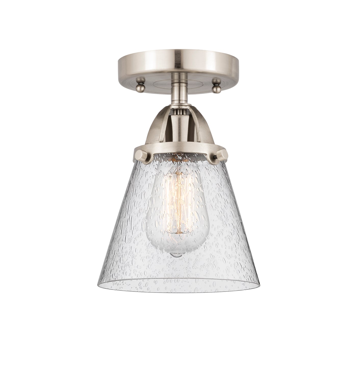 Nouveau Semi-Flush Mount Brushed Nickel