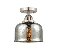 Nouveau Semi-Flush Mount Brushed Satin Nickel