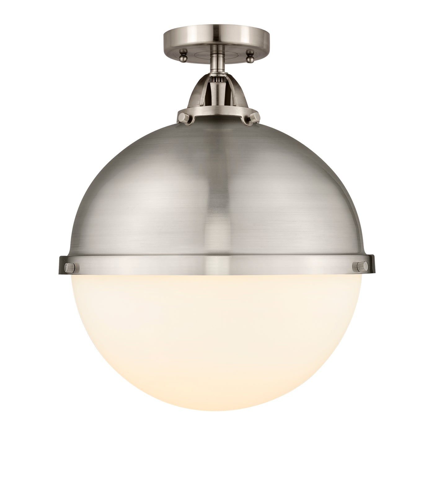 Nouveau Semi-Flush Mount Brushed Nickel
