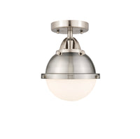 Nouveau Semi-Flush Mount Brushed Satin Nickel