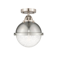 Nouveau Semi-Flush Mount Brushed Satin Nickel