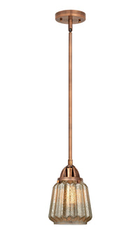 Nouveau 2 Mini Pendant Antique Copper