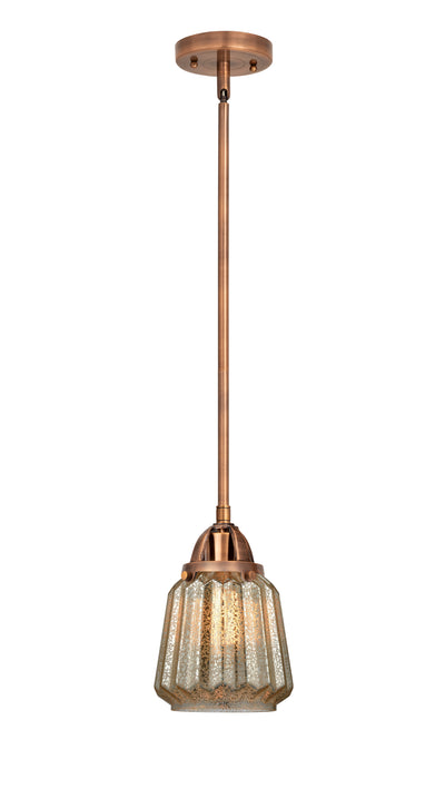 Nouveau 2 Mini Pendant Antique Copper