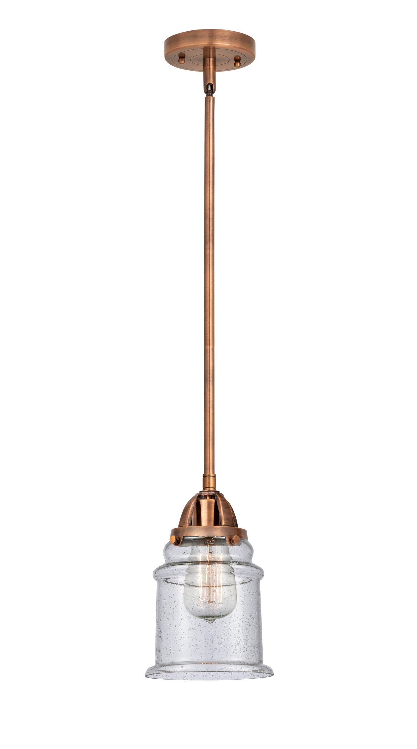Nouveau 2 Mini Pendant Antique Copper