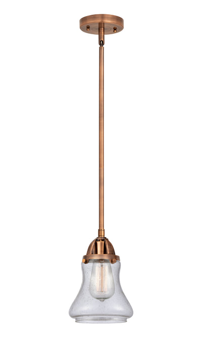 Nouveau 2 Mini Pendant Antique Copper Brass