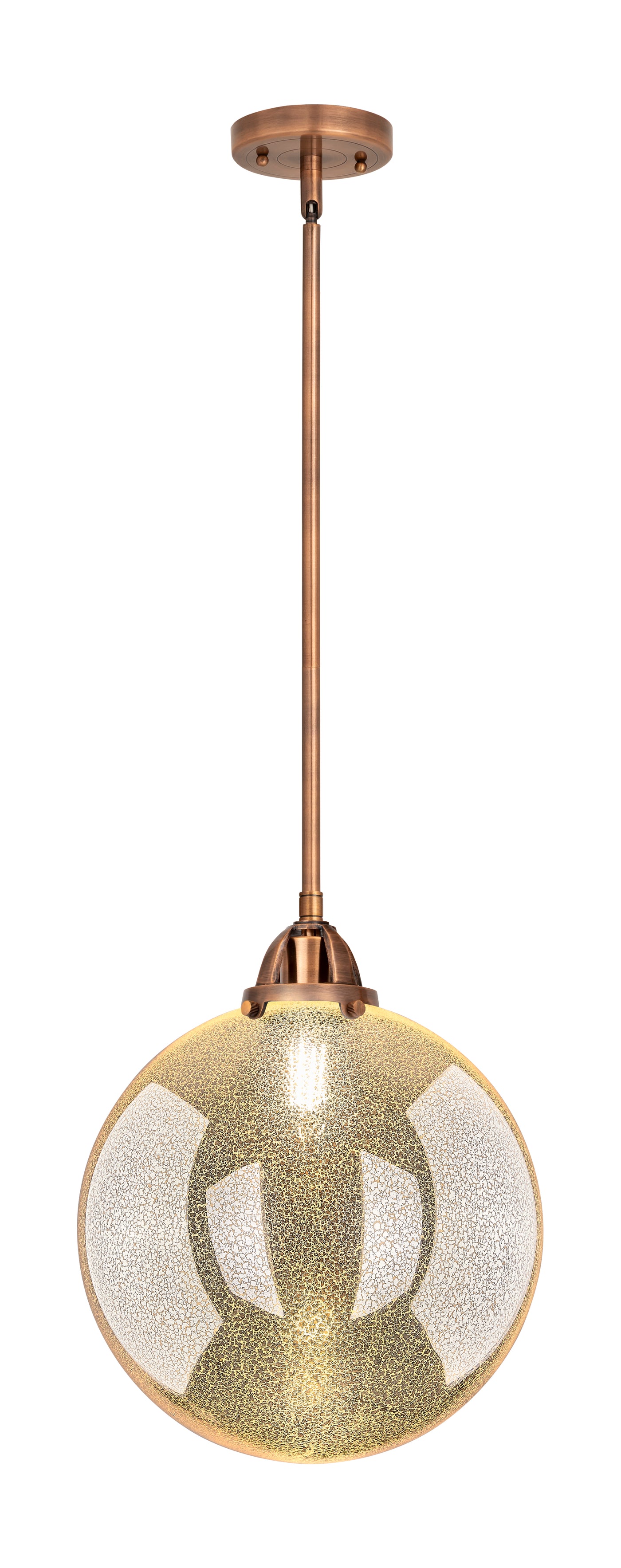 Nouveau 2 Mini Pendant Antique Copper