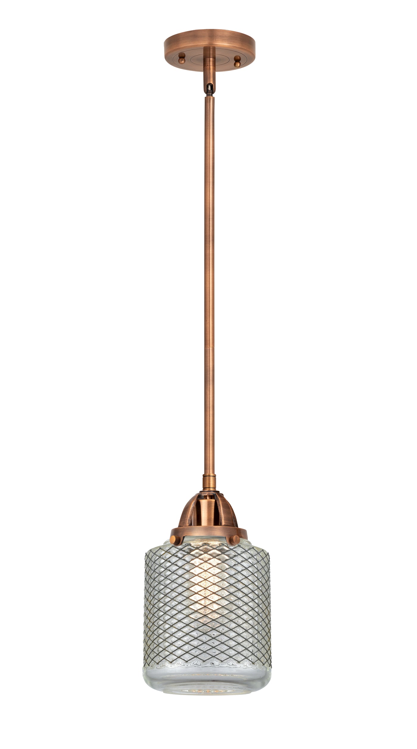 Nouveau 2 Mini Pendant Antique Copper