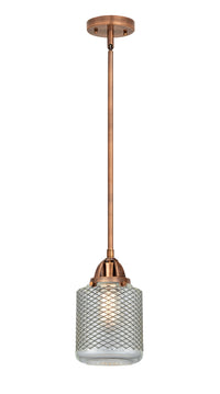 Nouveau 2 Mini Pendant Antique Copper