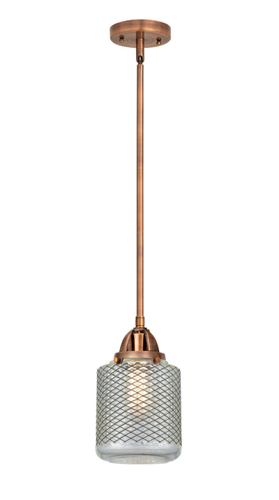 Nouveau 2 Mini Pendant Antique Copper