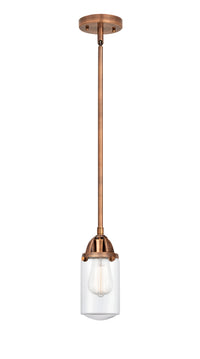 Nouveau 2 Mini Pendant Antique Copper
